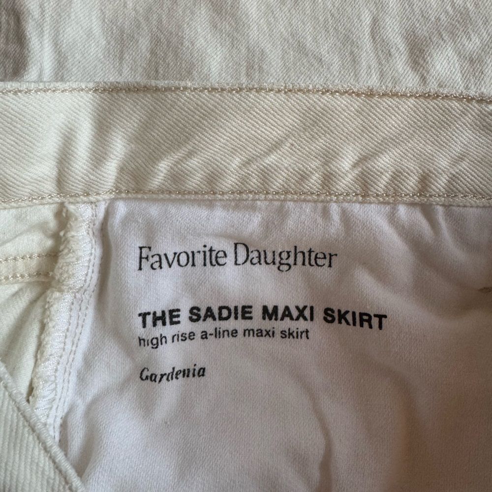 Favorite Daughter Women's The Sadie High Rise Maxi Skirt *Flaw Size 27 - Picture 9 of 15